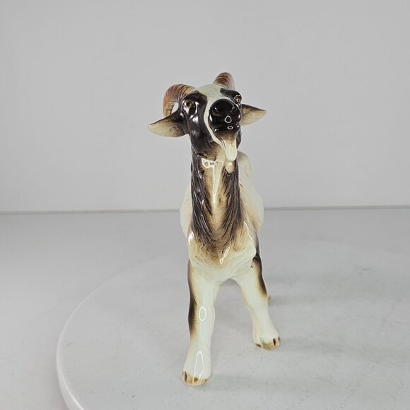 Vintage Goebel West Germany Ceramic Nanny Goat Figurine *Repaired Leg* - Picture 7 of 10